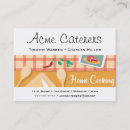 Search for food preparation business cards Parties