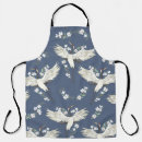 Search for flying birds aprons Illustration