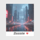 Search for neon design stickers Cyberpunk