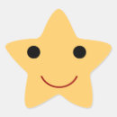Search for star face stickers Yellow