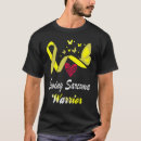 Search for sarcoma warrior tshirts Yellow