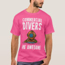 Search for commercial diver tshirts Deep sea