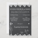 Search for chalkboard rehearsal dinner invitations Vintage