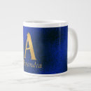 Search for metallic blue mugs Gold