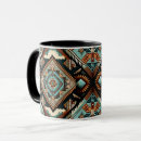 Search for turquoise and brown mugs Black