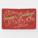 Search for season greetings banners Red