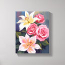 Search for lillies canvas prints Pink