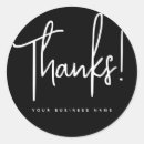 Search for simple business thank you stickers Thanks