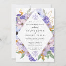 Search for gold purple engagement party invitations Modern
