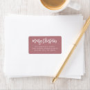 Search for dusty rose return address labels Script