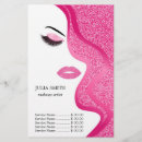 Search for cosmetics flyers Glitter