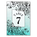 Search for fancy wedding table cards Black
