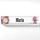 Search for glass name plates Flower
