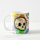 Search for watercolor skull mugs Flower