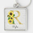 Search for sunflower key rings Modern