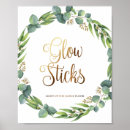 Search for glow sticks sign wedding signs Gold