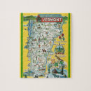 Search for vermont puzzles Map