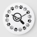 Search for paw print clocks Puppy