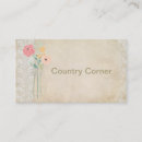 Search for country business cards Rustic