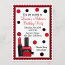 Search for kids spa party invitations Make up