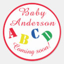 Search for abc stickers Baby shower