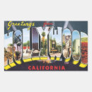 Search for vintage hollywood stickers California