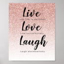 Search for live love laugh art Typography