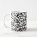 Search for black ink mugs Illustration