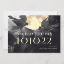 Search for halloween wedding save the dates Raven