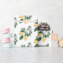 Search for lemons wrapping paper Tropical