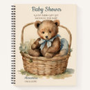 Search for baby shower notebooks Bear