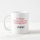 Search for hate mondays mugs Funny
