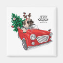 Search for dog car magnets Pug