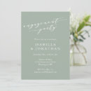 Search for monogram engagement party invitations Simple