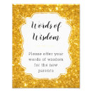 Search for baby shower advice signs Gold