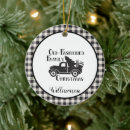 Search for white truck christmas tree decorations Rustic