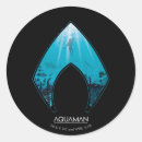 Search for aquaman logo stickers Super hero