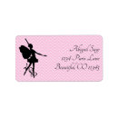 Search for ballerina return address labels Girl