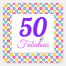 Search for 50th birthday designs stickers Fiftieth