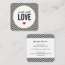 Search for handmade with love business cards Crafter