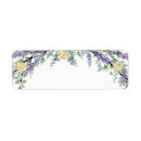 Search for purple rose return address labels Lavender