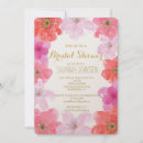 Search for pretty bridal shower invitations Gold
