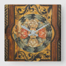 Search for dark wood clocks Vintage