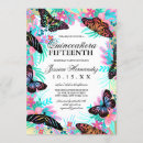 Search for digital quinceanera invitations Watercolor flowers