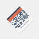Search for navy and orange napkins Autumn