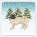 Search for cute pug stickers Festive