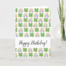 Search for irish good luck cards Shamrock