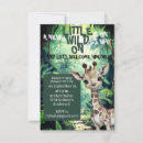 Search for giraffe party invitations Cute safari animals