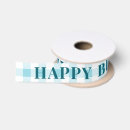Search for happy birthday ribbon Blue and white