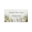 Search for rustic tree wedding return address labels Elegant